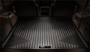 Honda Fit Cargo Liner - Rear - Husky Liners - WeatherBeater Series - Black - 2015